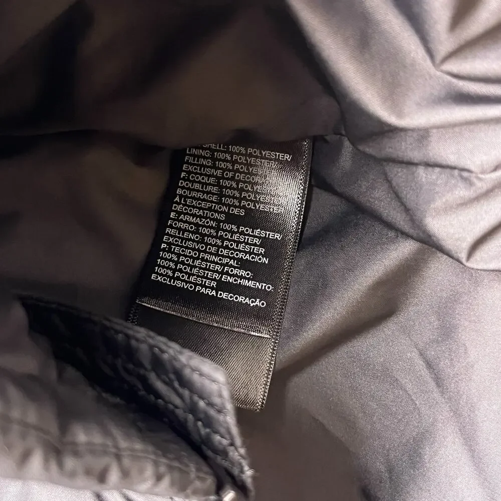 the north face puffer‎ jacket insulated full zip large